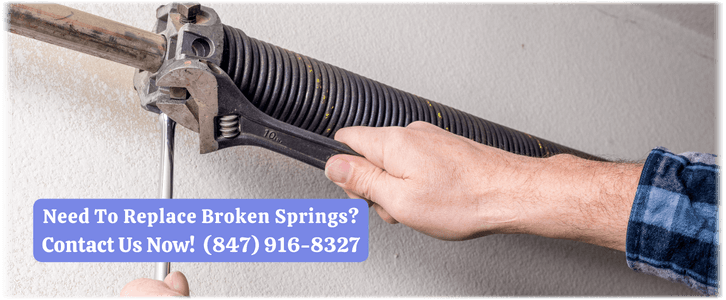 Broken Garage Door Spring Repair Mt Prospect IL (847) 916-8327